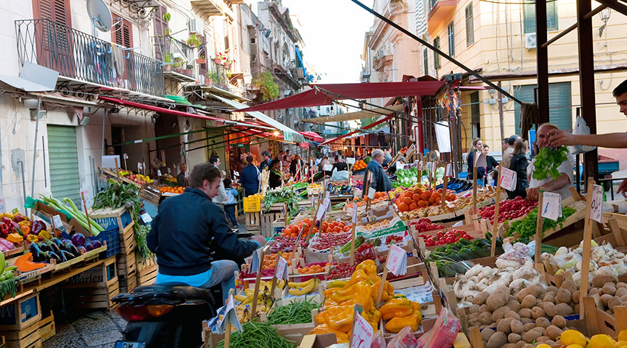 Sicily Palermo market